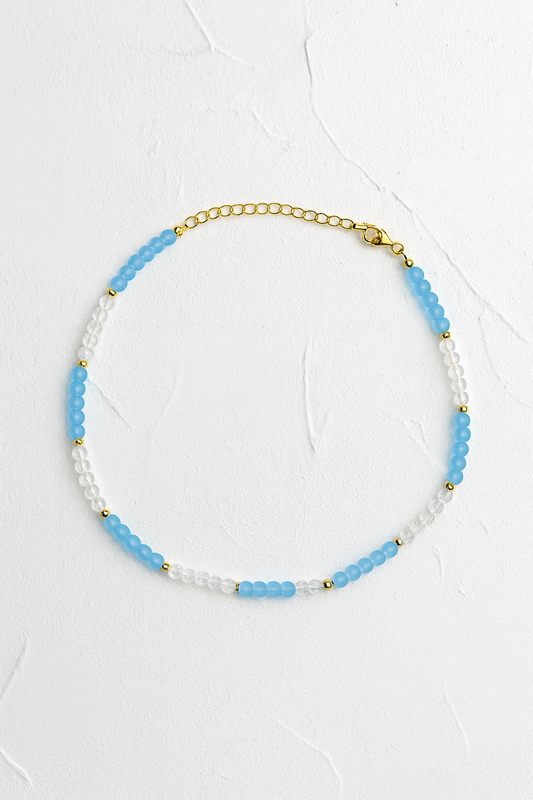 Frosted Sapphire Necklace